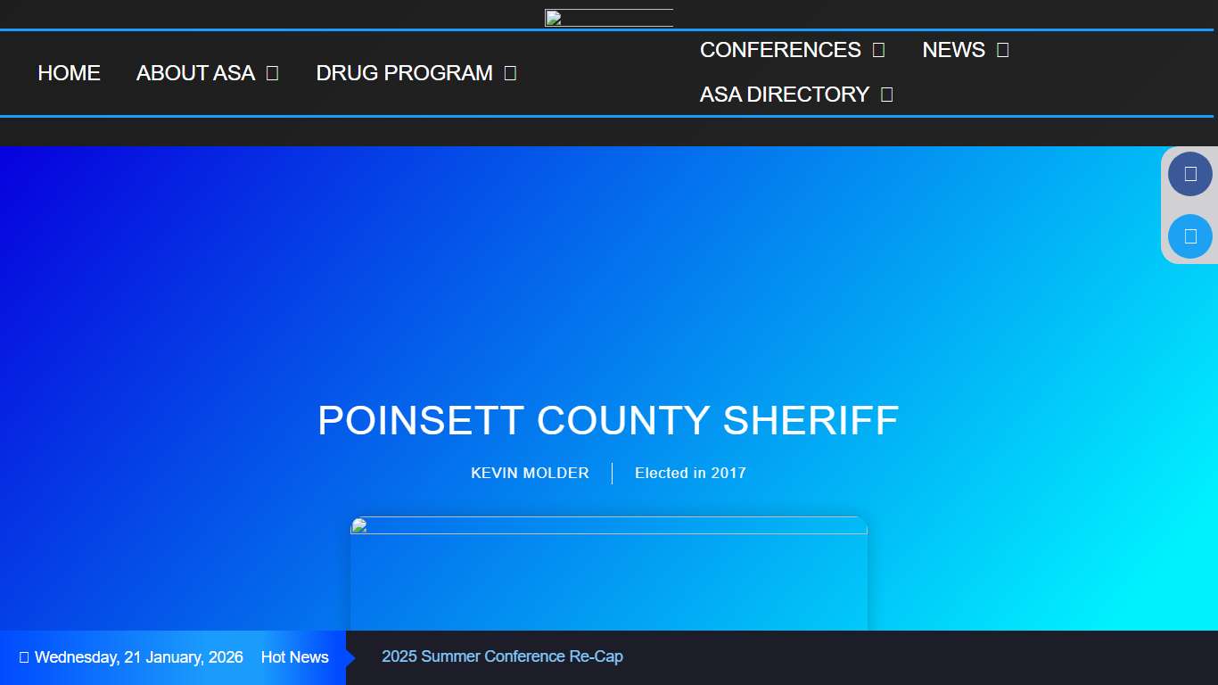 POINSETT COUNTY SHERIFF – Arkansas Sheriff Association